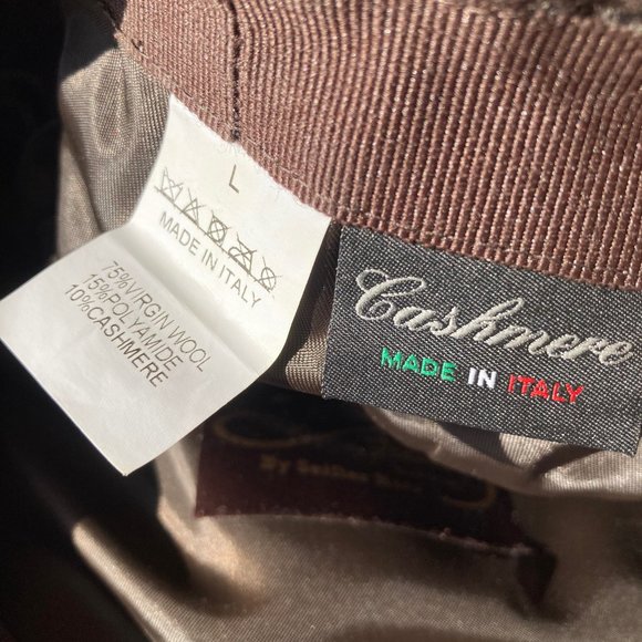 Mens Italian Flat Cap in Brown - Size L - Picture 5 of 5